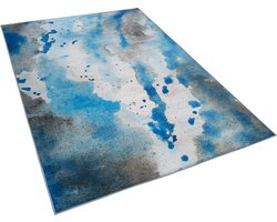 BELIANI BOZAT - Laagpolig vloerkleed - Lichtblauw - 160 x 230 cm - Polyester