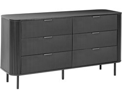 BELIANI BRADLEY - Ladekast - Zwart - MDF