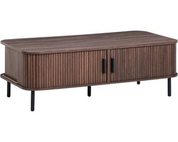 BELIANI BRADLEY - Salontafel - Donkerbruin - MDF