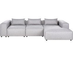BELIANI BRANDE - Modulaire bank - Grijs - Linkszijdig - Polyester