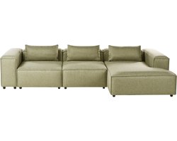 BELIANI BRANDE - Modulaire bank - Lichtgroen - Linkszijdig - Polyester