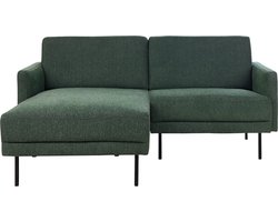 BELIANI BREDA - Hoekbank - Donkergroen - Rechtszijdig - Polyester