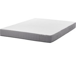BELIANI BREEZ - Pocketveringmatras medium - Wit - 160 x 200 cm - Pocketveren