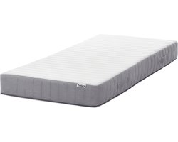 BELIANI BREEZ - Pocketveringmatras medium - Wit - 90 x 200 cm - Pocketveren