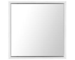 BELIANI BRIGNOLES - Wandspiegel - Wit - Synthetisch materiaal