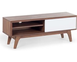 BELIANI BUFFALO - TV-meubel - Donkere houtkleur - MDF