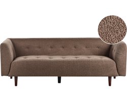 BELIANI BYSKE - Driezitsbank - Bruin - Bouclé