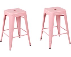 BELIANI CABRILLO - Barkruk - Roze - Staal