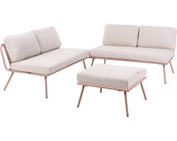 BELIANI CACCAMO - Loungeset - Beige - Staal