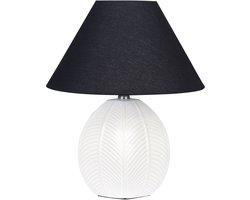 BELIANI CADENA - Tafellamp - Crème - Keramiek