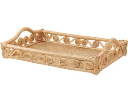 BELIANI CALAYAN - Dienblad - Licht - Rotan