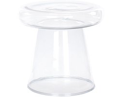 BELIANI CALDERA - Bijzettafel - Transparant - Glas