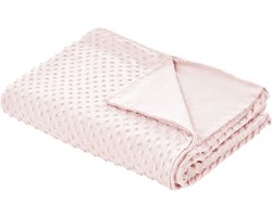 BELIANI CALLISTO - Verzwaringsdeken hoes - Roze - 120 x 180 cm - Polyester