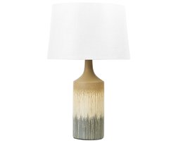 BELIANI CALVAS - Tafellamp - Beige - Keramiek