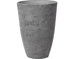 BELIANI CAMIA - Plantenbak - Grijs - 51 cm - Stenenmix
