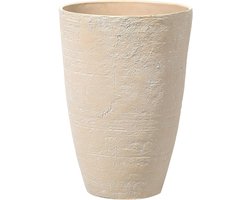 BELIANI CAMIA - Plantenbak - Zandbeige - 43 cm - Stenenmix