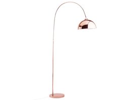 BELIANI CANDELLA - Staande lamp - Koper - Metaal