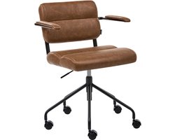 BELIANI CANDOR - Bureaustoel - Bruin - Kunstleer