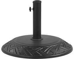 BELIANI CAPACI - Parasolvoet - Zwart - Beton