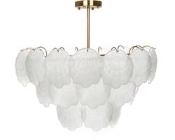 BELIANI CAPLINA - Kroonluchter - Messing/Transparant - Glas