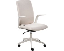 BELIANI CAPTAIN - Bureaustoel - Beige - Polyester
