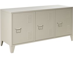 BELIANI CARDIFF - Kantoorkast - Beige - Staal