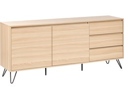 BELIANI CARDIGAN - Dressoir - Lichtbruin - Vezelplaat