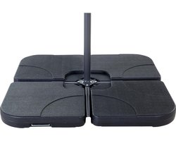 BELIANI CARIA - Parasolvoet - Zwart - Synthetisch materiaal