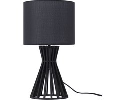 BELIANI CARRION - Tafellamp - Zwart - Multiplex