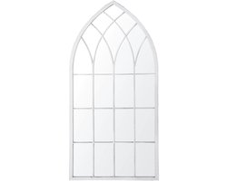 BELIANI CASSEL - Wandspiegel - Lichtgrijs - Metaal