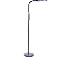 BELIANI CASSIOPEIA - Staande lamp - Zwart - Synthetisch materiaal