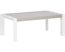 BELIANI CASTELLA - Tuinsalontafel - Taupe - Aluminium