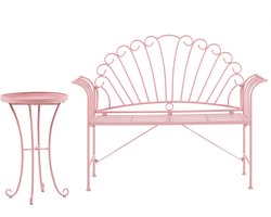 BELIANI CAVINIA - Bistroset voor 2 - Roze - Metaal
