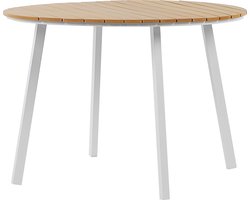 Beliani CAVOLI - Tuintafel - Lichte houtkleur - Kunsthout