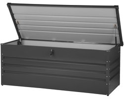 BELIANI CEBROSA L - Kussenbox - Grafietgrijs - Staal