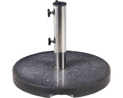 Beliani CEGGIA - Accessoires voor parasols - Zwart - Graniet