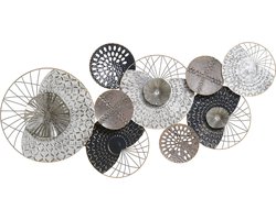Beliani CESIUM - Wanddecoratie - Zwart - Metaal
