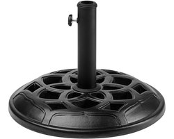 BELIANI CETO - Parasolvoet - Zwart - Beton