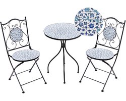 BELIANI CHAPECO - Balkonset - Zwart - Metaal