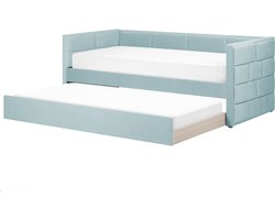 BELIANI CHAVONNE - Slaapbank - Mintgroen - 90 x 200 cm - Fluweel