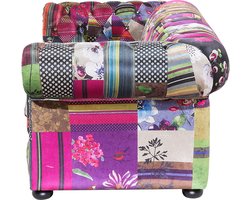 Beliani CHESTERFIELD - Chesterfield bank 2-zits - Multicolor - Kunststof