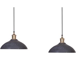 BELIANI CHEYYAR - Hanglamp - Zwart - Mangohout