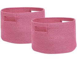BELIANI CHINIOT - Mand set van 2 - Roze - Katoen