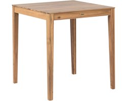 BELIANI CHIOGGIA - Bistrotafel - Lichtbruin - 70 x 70 cm - Acaciahout