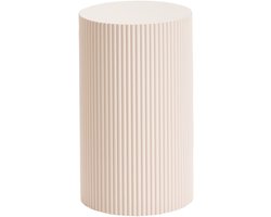 BELIANI CLAIRE - Bijzettafel - Off-white - MDF