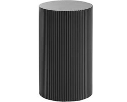 BELIANI CLAIRE - Bijzettafel - Zwart - MDF
