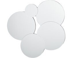 BELIANI CLAIS - Wandspiegel - Zilver- 80 x 82 cm - Glas