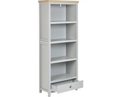 Beliani CLIO - Boekenkast - Grijs - Spaanplaat