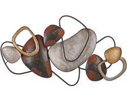 BELIANI COBALT - Wanddecoratie - Bruin - IJzer
