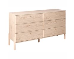 BELIANI COLLINS - Ladekast 6 lades - Lichtbruin - Vezelplaat